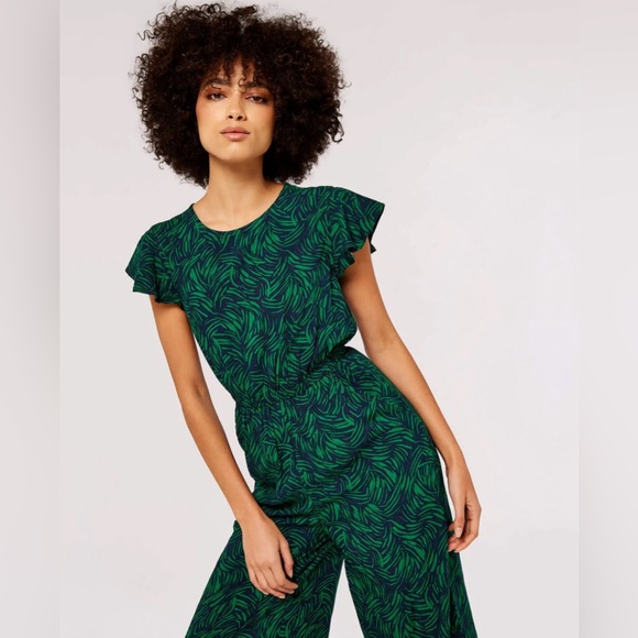 APRICOT Pants - Apricot Palazzo Jumpsuit